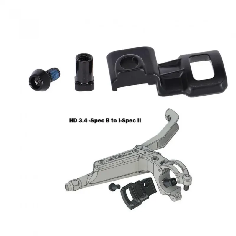 Geprüft TRP Adapter Brems- zu Shifter-/Dropperhebel Schwarz - I-Spec II Standard