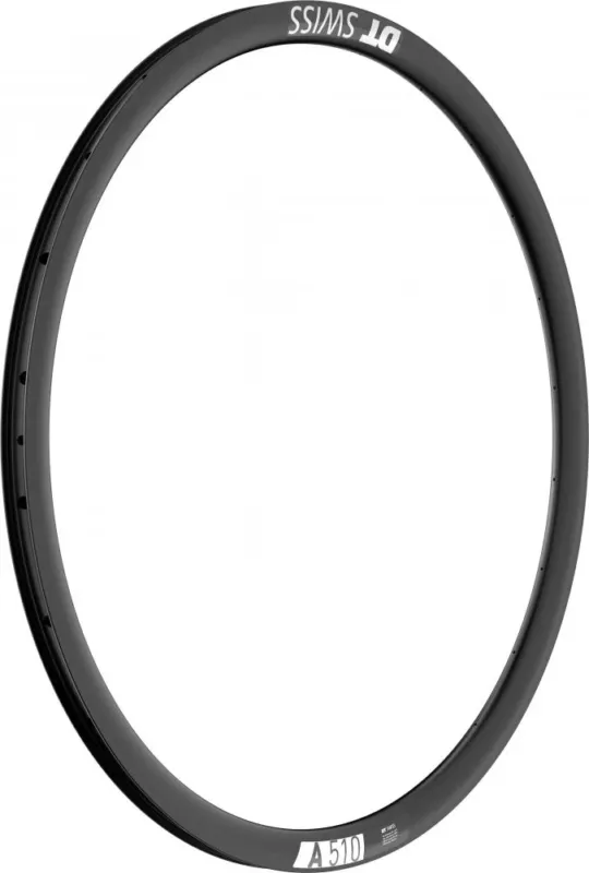 DT Swiss Felge A 510 Disc 28"/700C 28 Loch Schwarz - aerodynamische Road-Felge Top-Angebot