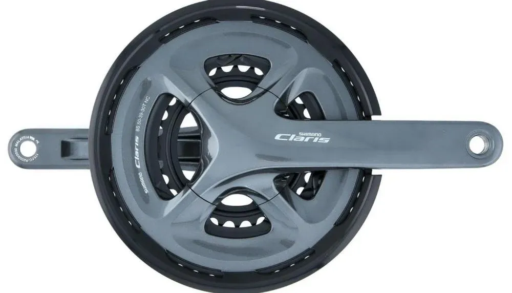 SHIMANO Kurbelgarnitur CLARIS FC-R2030 - 8-fach, 175 mm, 50-39, 30 Zähne Highlight