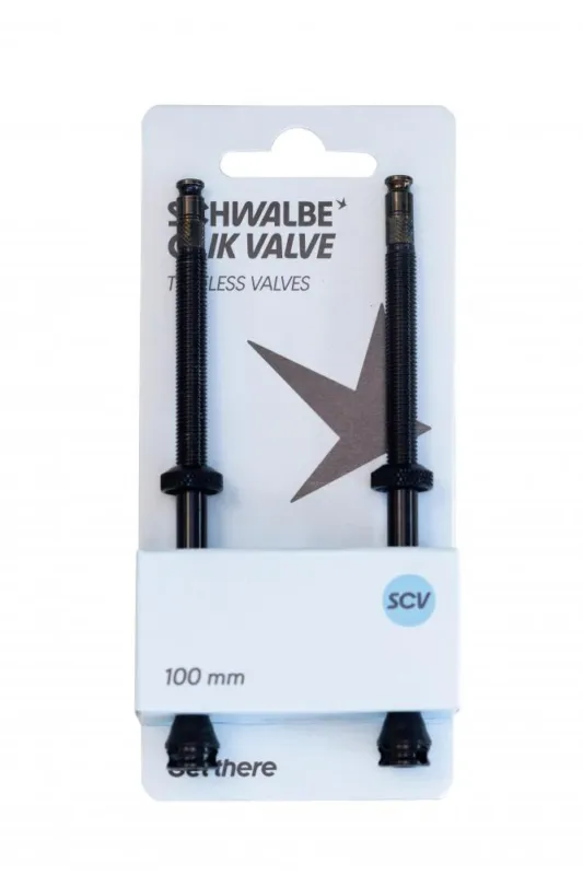 Top-Preis Schwalbe Tubeless Clik Valve SCV 100 mm (2er Set) - Innovatives Ventilsystem