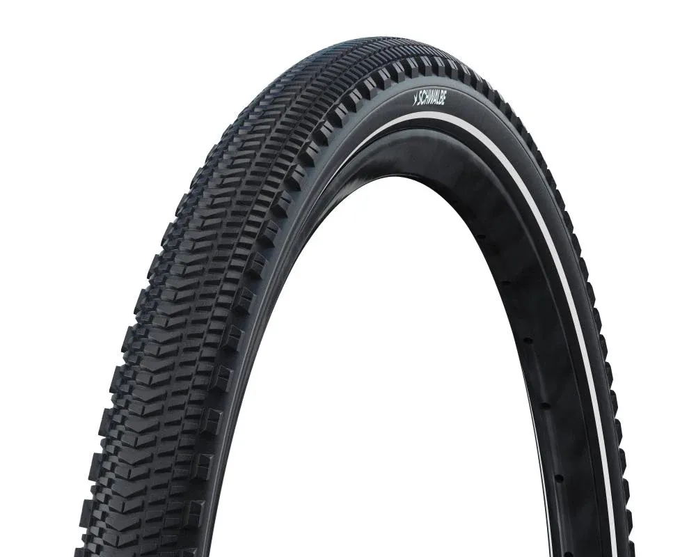 Schwalbe G-ONE OVERLAND Faltreifen 40-622 Performance Line - Gravel Tourenreifen mit Reflexstreifen für E-Bike & Pendler - Fahrradreifen Aktuell