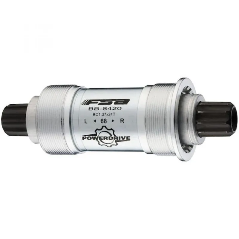 FSA Innenlager BSA73 auf Powerdrive 113 mm Silber - steifes Tretlager mit hoher Laufruhe Versand Am Gleichen Tag