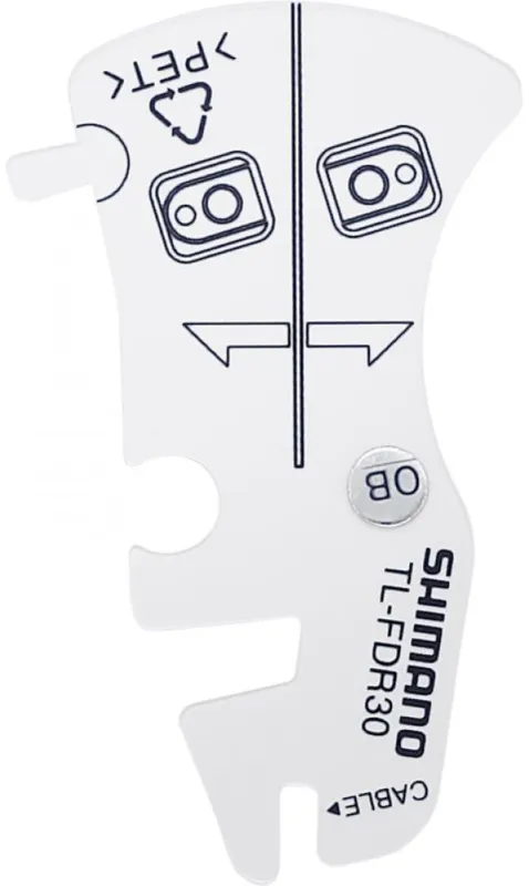 Wochenendangebot SHIMANO TL-FDR30 Kabeeinstelllehre - Präzisions-Prüfwerkzeug für Schaltzüge, 4 g