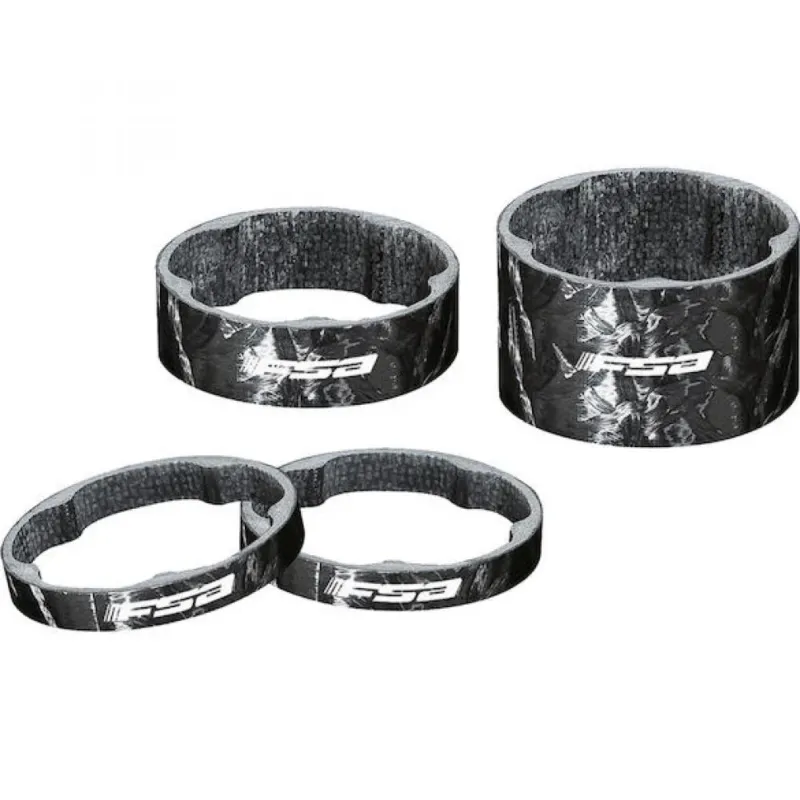 Jetzt Kaufen FSA Vorbauspacer Carbon 20 mm x 1 1/8" Schwarz - Ahead-Set Spacer