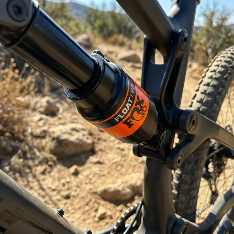 FOX Decal FLOAT LV Adj Orange Long (45-65 mm) - hochwertiger Dämpfer-Aufkleber Neu Im Sortiment