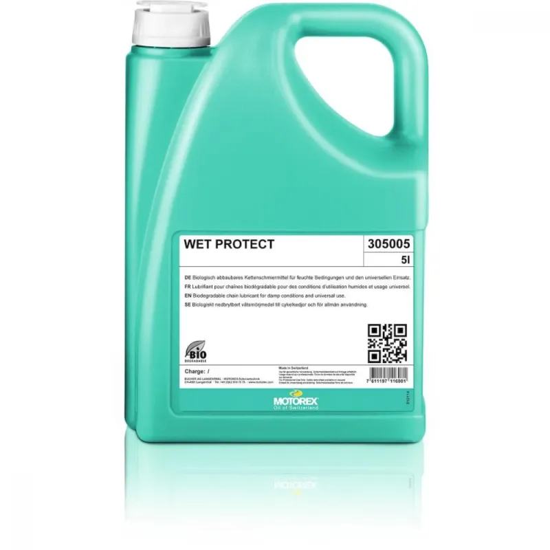 Motorex Chainlube Wet Protect 5 Liter l rot - biologisches Kettenöl für Nässe Kostenfreie Lieferung