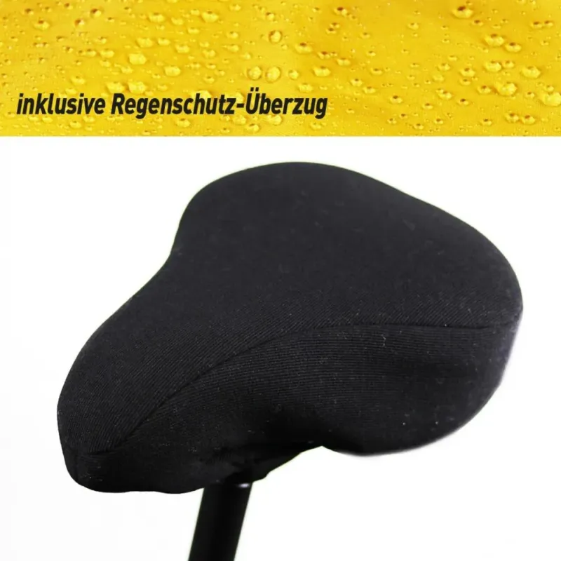 Haberland Sattelbezug Perlon City Cruiser XL schwarz - extra Komfort & Regenschutz Billig
