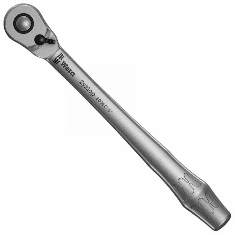 Top-Angebot Wera 8004 C Zyklop Metal-Knarre 1/2" Umschalthebel, 72 Zähne, 5° Rückholwinkel, Chrom-Molybdän, 281mm