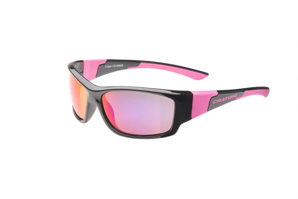 Cratoni Sportbrille C-Spin black-pink glossy Größe UNI Letzte Chance