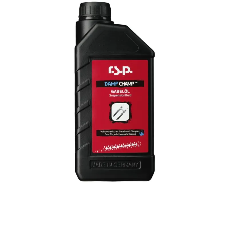 Schnäppchen RSP Damp Champ Gabel- & Dämpferöl 1000 ml - vollsynthetisches Dämpfungsöl