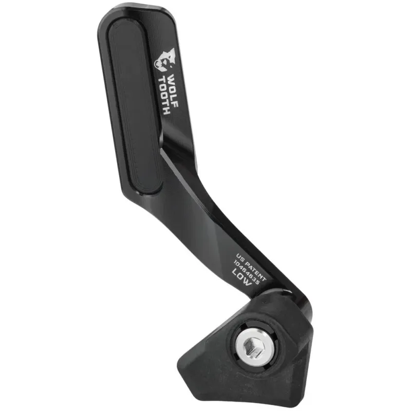 Nur Heute Wolf Tooth LoneWolf Aero Kettenführung für Cervelo, Mid Sweep, 48-52 Zähne, schwarz  verhindert Kettenabwürfe bei 1x-Antrieben, getestet von Team Jumbo-Visma