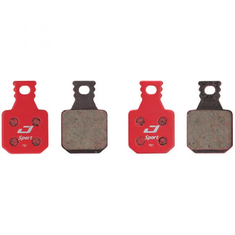 Jagwire Disc Sport Semi-Metallic Bremsbeläge Rot - Werkstattqualität für Mountainbikes Markenprodukt