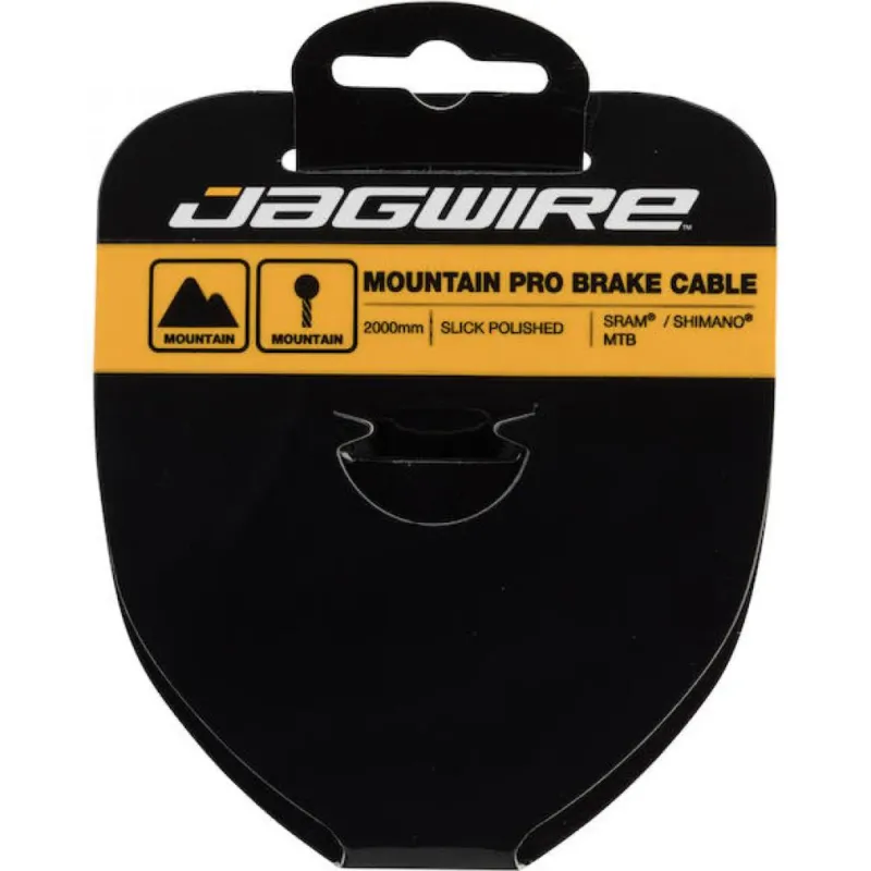 Highlight Jagwire Bremszug Mountain Pro Pro-Slick poliert 1,5 x 2000 mm - Minimale Reibung, maximale Performance
