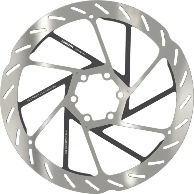 SRAM Bremsscheibe HS2 6-Loch / 180 mm - 180 mm Sonderangebot