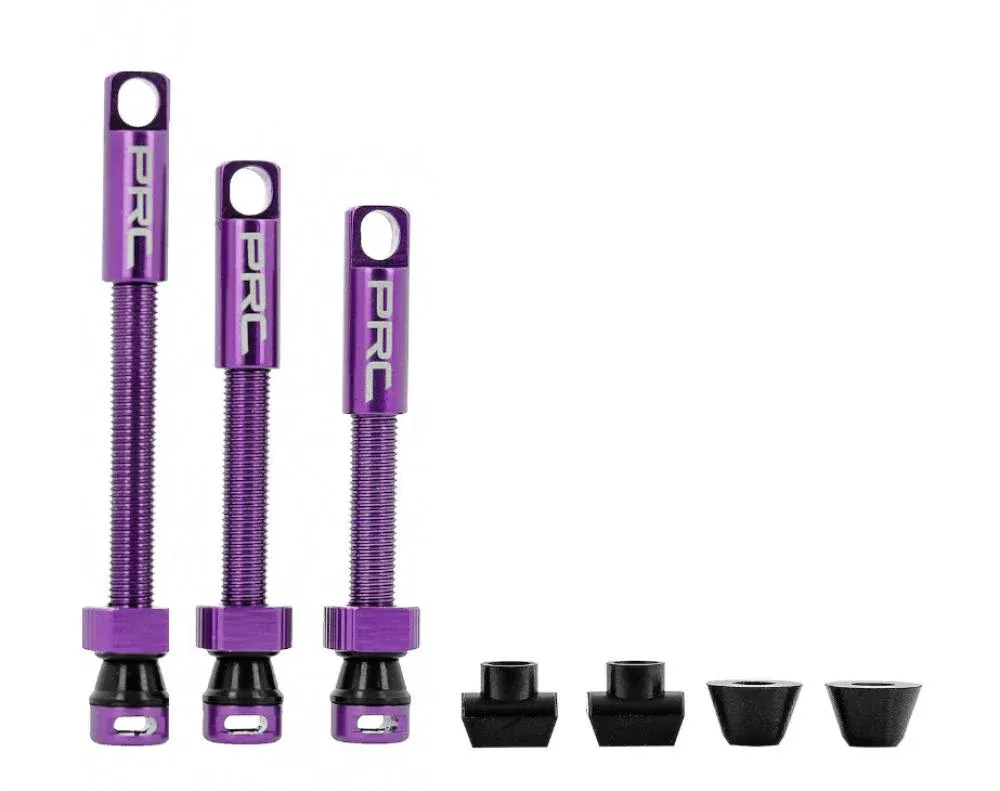 Procraft Tubeless-Ventile 50 mm Lila - 7071 Aluminium mit austauschbarer Gummibasis Preis Gesenkt
