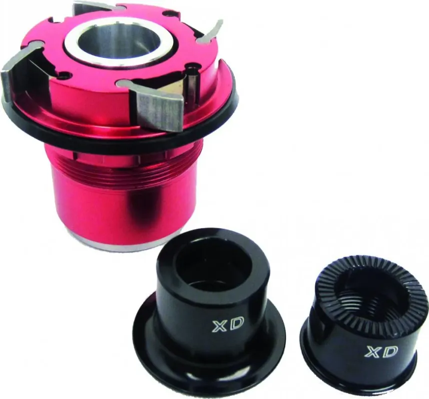 Saisonangebot SUNringle Freilauf/Rotor Umrüstkit Black Flag/Charger Pro 142 x 12 mm Rot - SRAM XD Upgrade