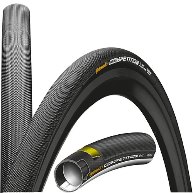 Continental Competition TT Schlauchreifen 25x28 mm schwarz - Premium Rennradreifen für Wettkampf Neuheit