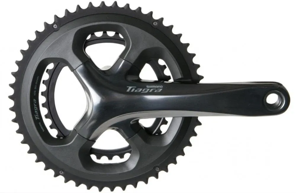 Letzte Chance SHIMANO Kurbelgarnitur TIAGRA FC-4700 Kurbelgarnitur - 10-fach, 170 mm, 48-34 Zähne, 34 Zähne, Grau