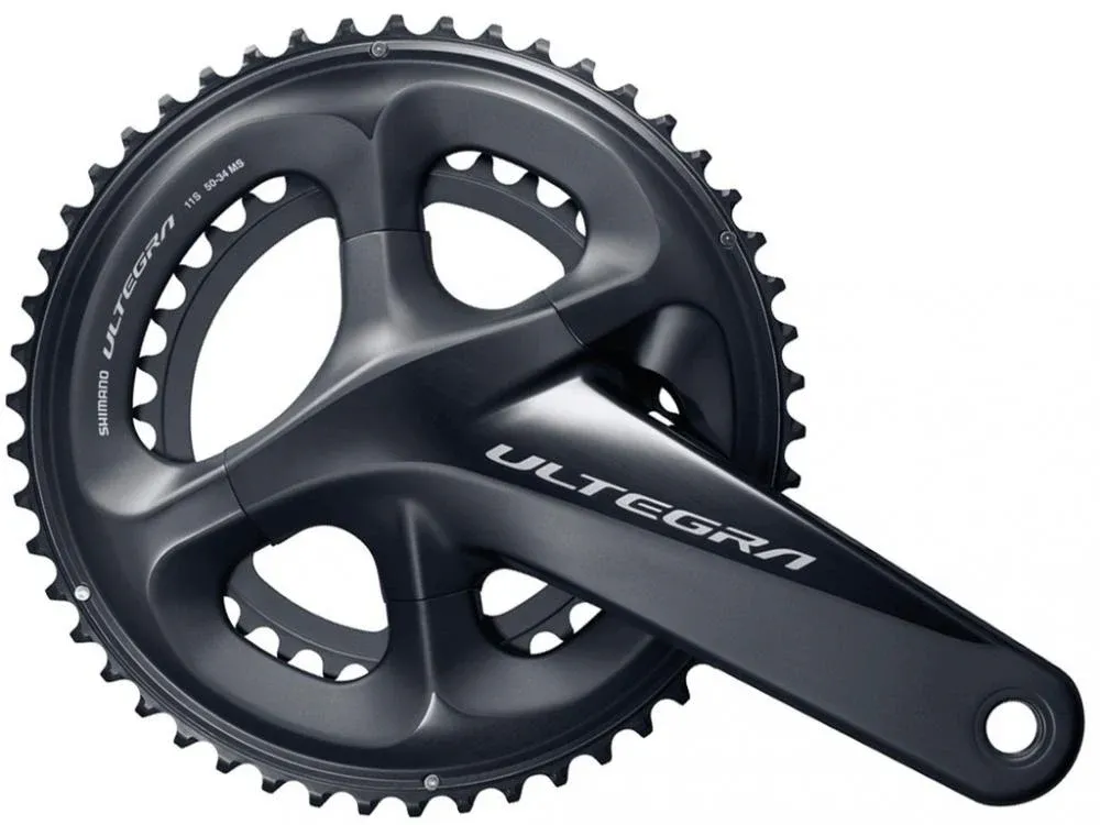 Must-Have SHIMANO Kurbelgarnitur ULTEGRA FC-R8000 2x11-fach 172,5 mm 52-36 Zähne - effiziente Performance für Rennräder