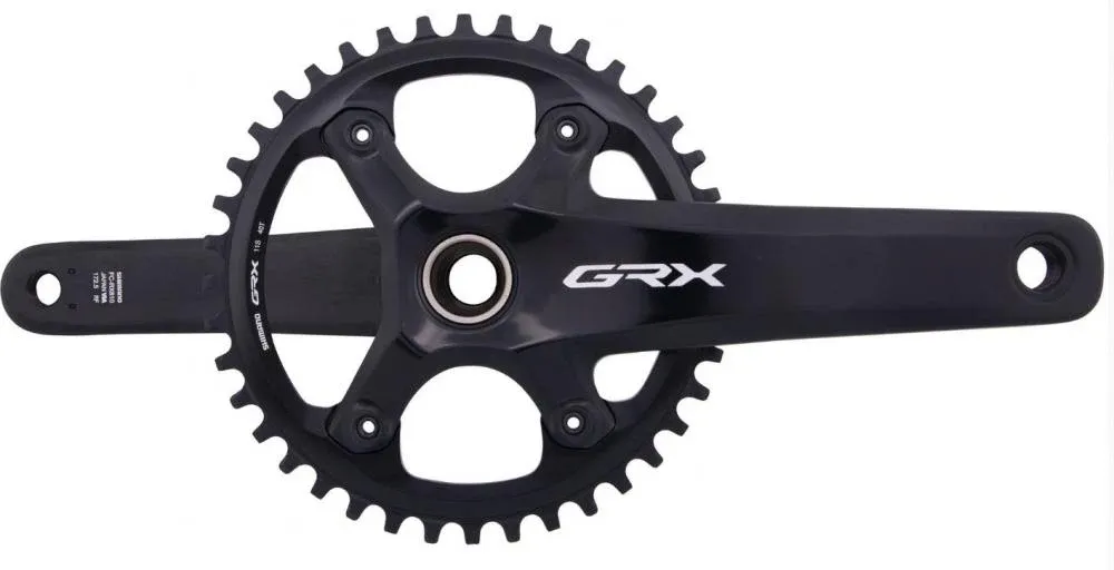 Preisreduziert Shimano GRX FC-RX810 Kurbelgarnitur 1x11 40Z 172,5 mm - zuverlässiger Antrieb für Gravel und Road