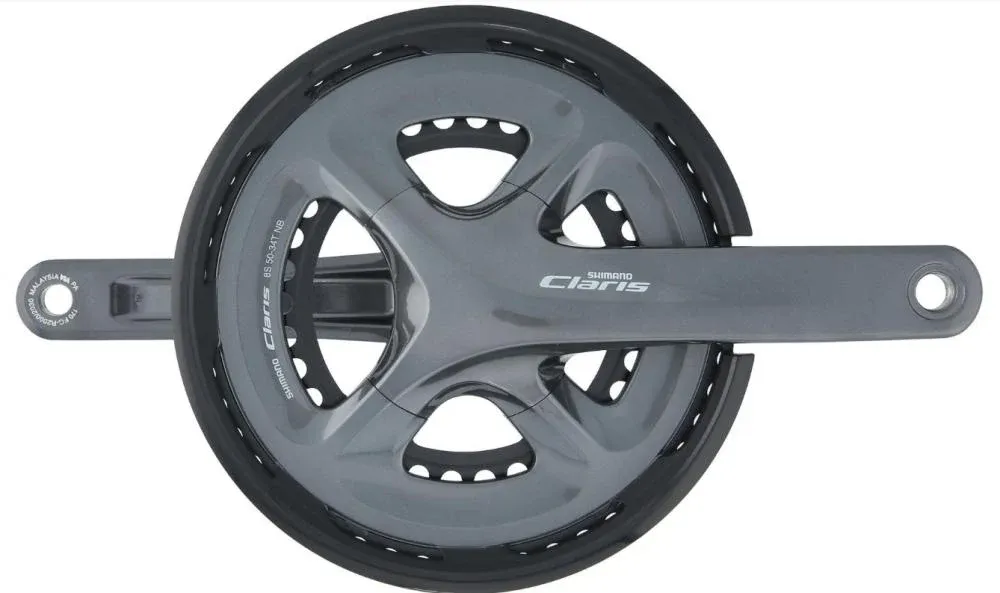 Kostenloser Rückversand SHIMANO Kurbelgarnitur CLARIS FC-R2000 Kurbelgarnitur - 8-fach, 170 mm, 50-34 Zähne, 34 Zähne
