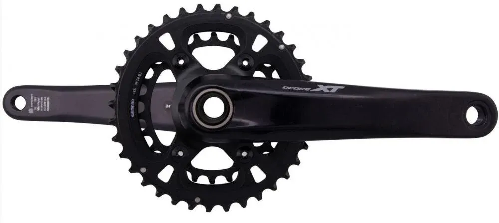 Shimano Deore XT FC-M8120-B2 Kurbelgarnitur 36/26 175 mm Boost - präzise 12-fach Performance Gratis Versand