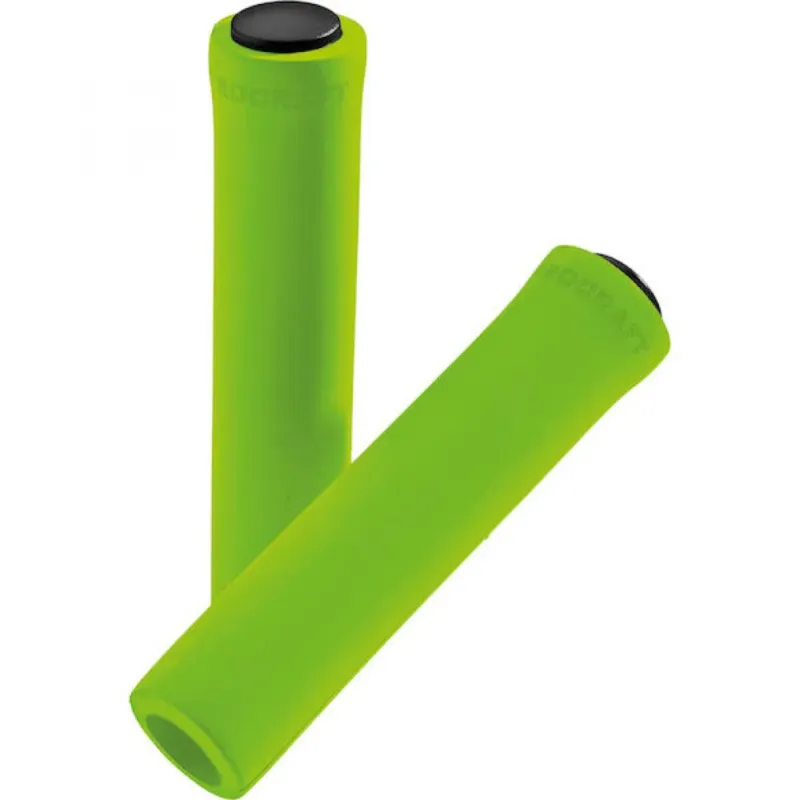 Procraft PRC SG1 Lenkergriffe 130 mm Grün - Medizinisches Silikon ohne Lockringe Echt