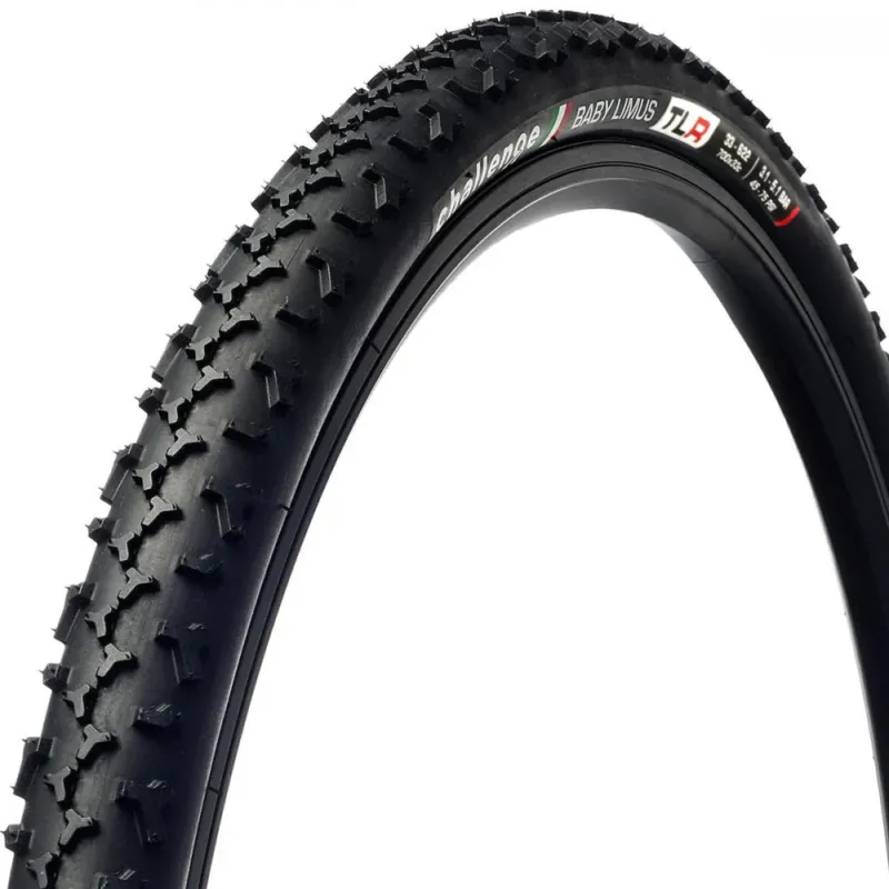Neu Im Sortiment Challenge Baby Limus Race TLR Faltreifen 33-622 Schwarz - Tubeless Ready Cyclocross