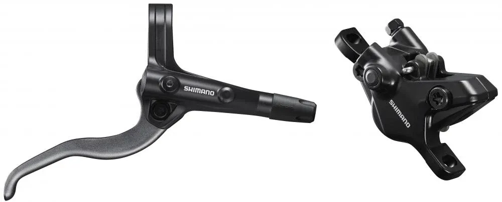 Abverkauf SHIMANO Scheibenbremse MT401/MT410 HR Scheibenbremse - hydraulisch, befüllt, Grau