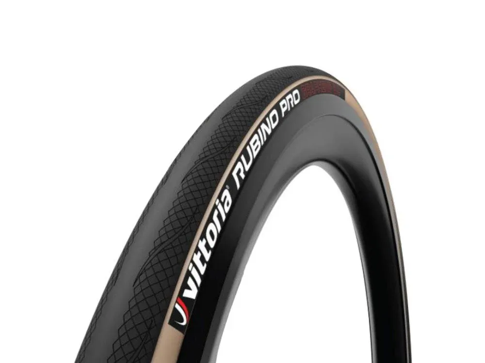 Echt Vittoria Rubino Pro Faltreifen 28x1.10" (28-622) Schwarz - Leichter Rennradreifen