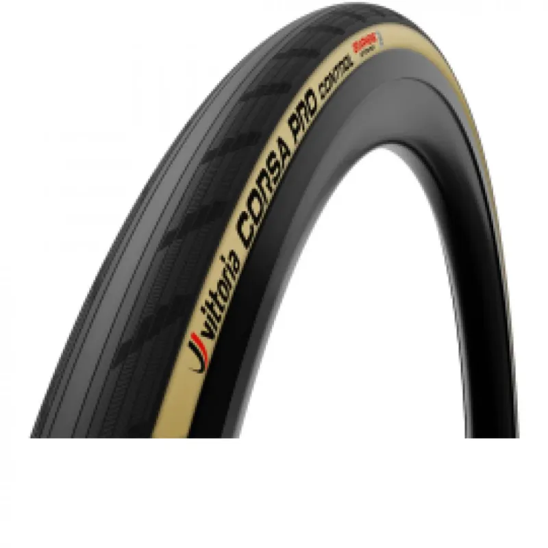 Kostenfreie Lieferung Vittoria Corsa Pro Control 28x1,3 Zoll (32-622) Faltreifen 32 tan/black - maximaler Grip bei schlechtem Wetter