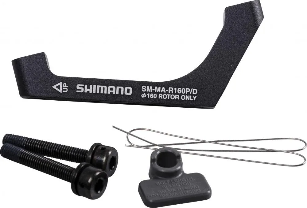 Abverkauf SHIMANO Scheibenbremsadapter Hinten PM FM Flat Mount - 160 mm