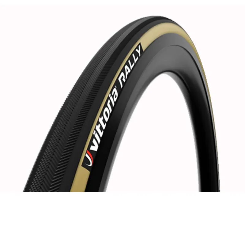 Sonderangebot Vittoria Rally 23-622 Schlauchreifen 23 tan/black - langlebiger Trainings-Rennradreifen
