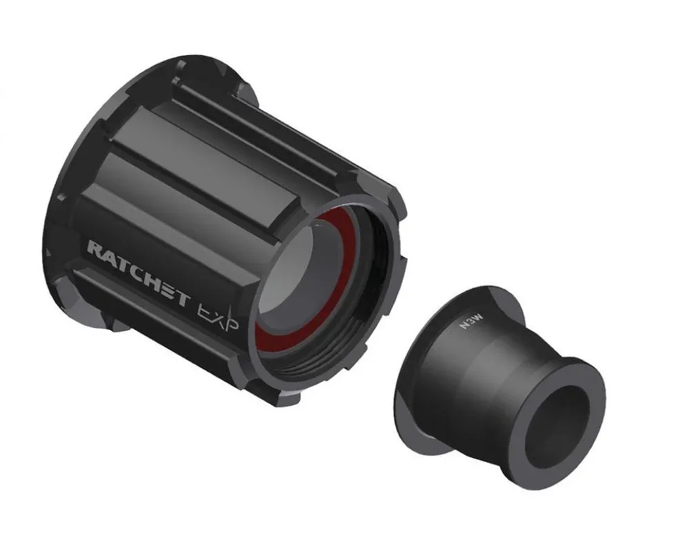Finale Aktion DT Swiss Freilauf/Rotor Umrüstkit Campagnolo Ratchet EXP 12 x 142 mm Schwarz - einfache Umrüstung