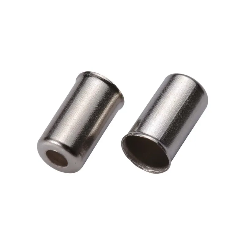 Markenprodukt BBB Cycling BBB Kabelhülse Cable End 5mm silber - sauberer Abschluss für Brems- & Schaltzüge