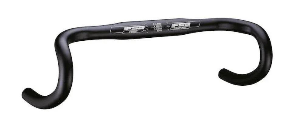 FSA Vero Compact Lenker 31,8 x 440 mm Schwarz - AL6061 Rennradlenker mit Drop-Design Neu