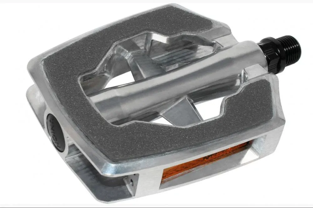 Billig Union Pedal SP-890 SBL Alu silber grau