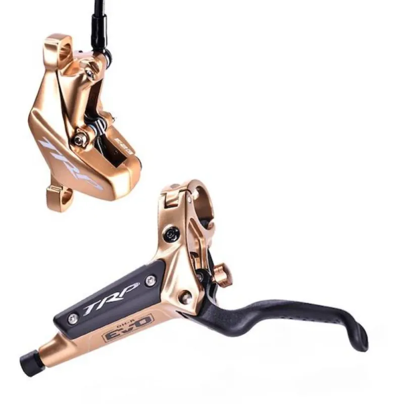 TRP DH-R EVO HD-M846 Hydraulische Scheibenbremse Gold - 4-Kolben Downhill Bremse Sonderaktion