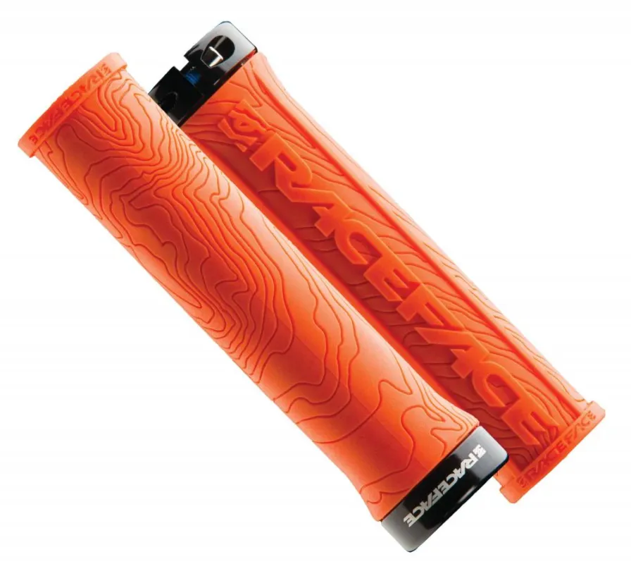 Race Face Half Nelson Single Clamp Lock-On Griff 29mm orange - maximaler Grip bei minimalem Gewicht Kostenloser Versand