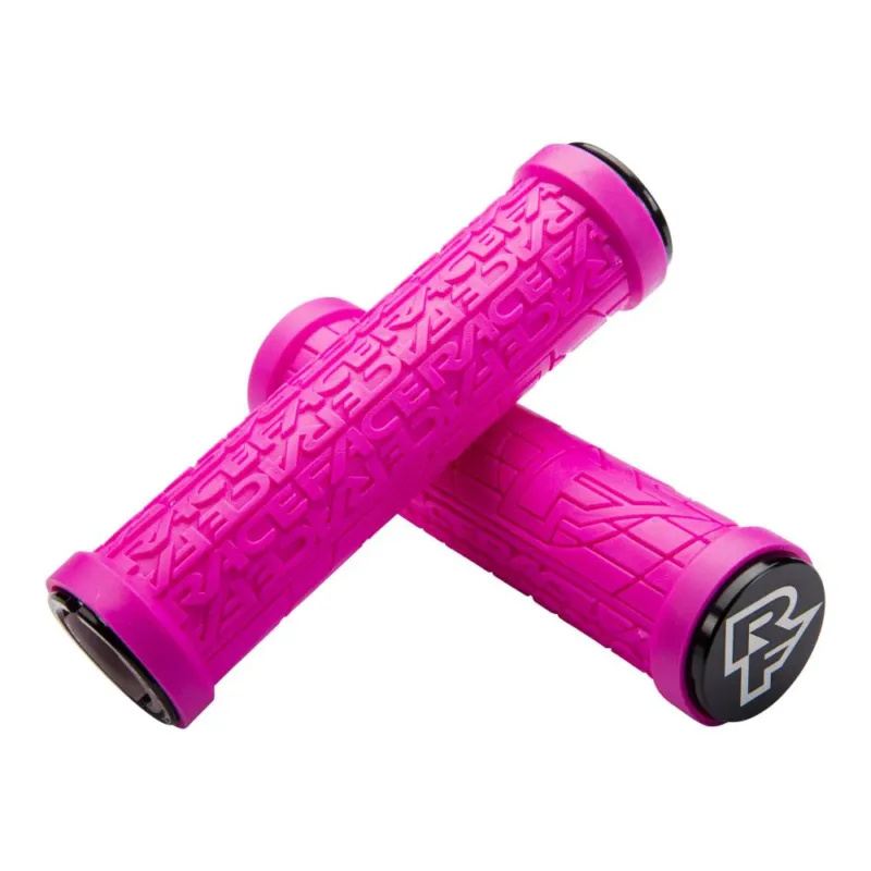 Nur Heute Race Face Grippler Lock-On Griff, 30mm, magenta lila - sicherer Halt und Kontrolle