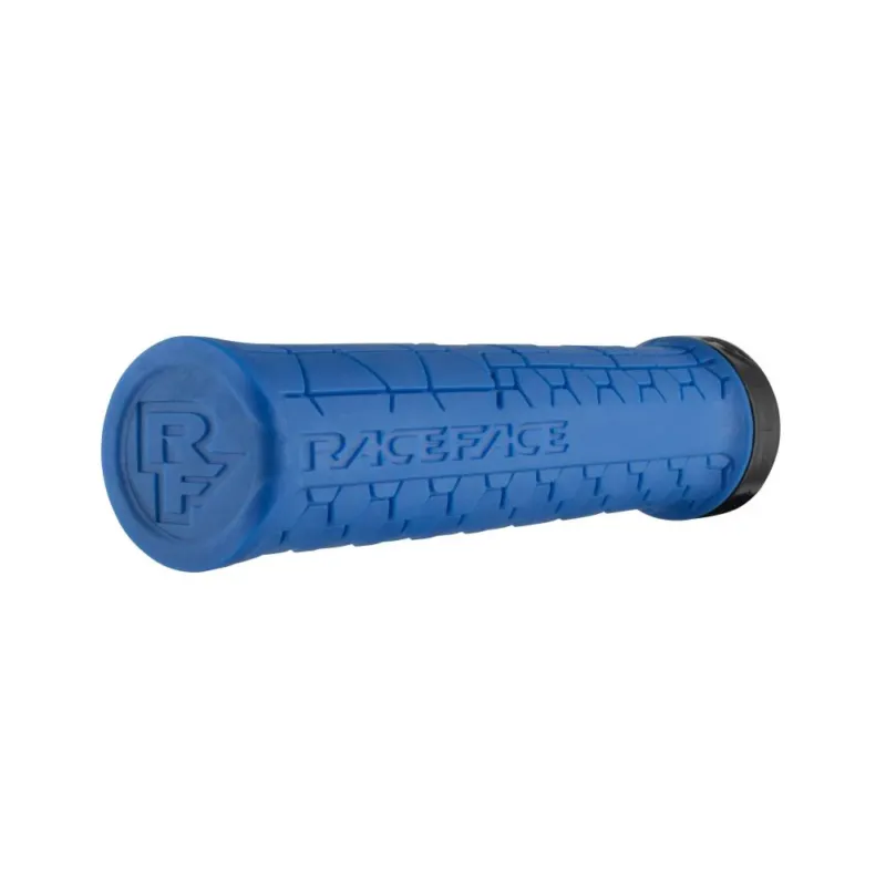 Race Face Getta Grip Lock-On Griff, 33mm, blau/schwarz - sicherer Halt und Kontrolle Beliebt
