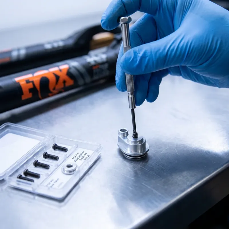FOX Kit: Air Valve Parts: Pellet Retainer Set Screw 5/16-24 - präziser Ventilservice Top-Preis