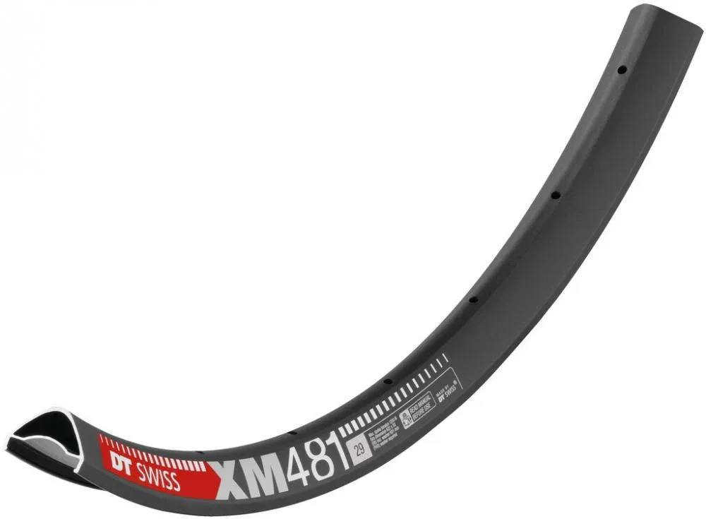 Neuheit DT Swiss Felge XM 481 29" 32 Loch Schwarz - robuste Trail-Felge mit 30 mm Innenbreite