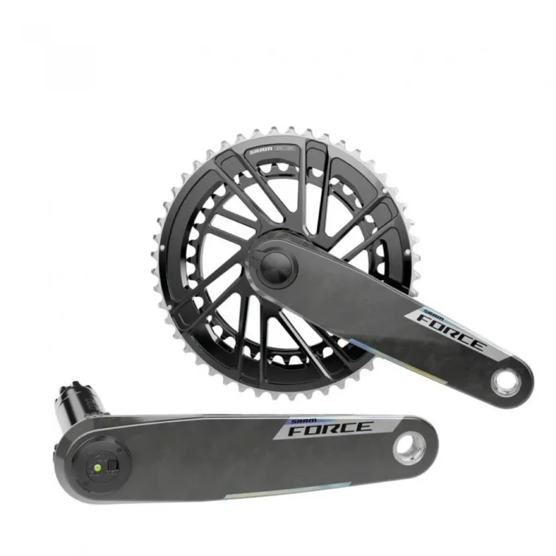 Geprüft SRAM Kurbelgarnitur Quarq Force E1 165 mm 50-37T - Präziser AXS-Powermeter für maximale Performance