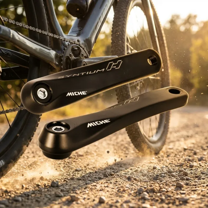 Miche Syntium H ISIS Kurbel-Set 165 mm E-Bike - Geschmiedet & ultraleicht 458g Beliebt
