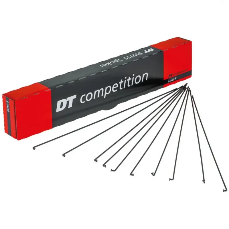 DT Swiss Speiche Competition 2.0 / 1.8 290 mm schwarz - robuste Laufrad-Speiche für vielseitigen Einsatz Nur Für Kurze Zeit