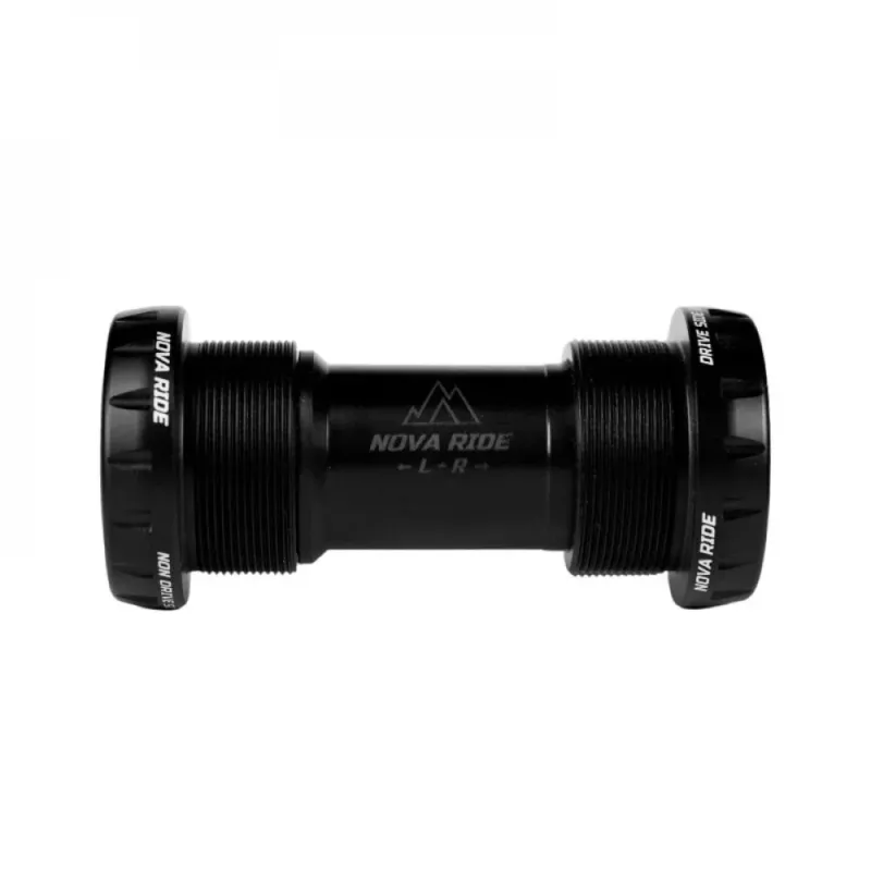 Nova Ride Innenlagerschalen BSA V2.0 24 mm Shimano - 105 g Keramik-Tretlager Schwarz Versand Am Gleichen Tag