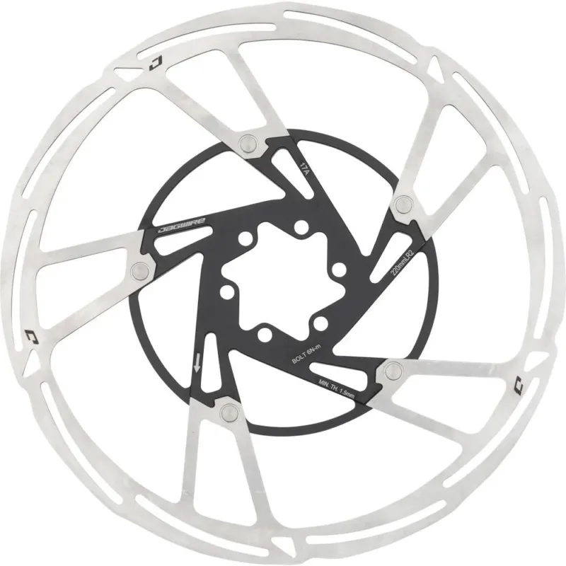 Versand Am Gleichen Tag Jagwire Bremsscheibe Pro LR2 6-Loch 220 mm Silber - maximale Bremsperformance