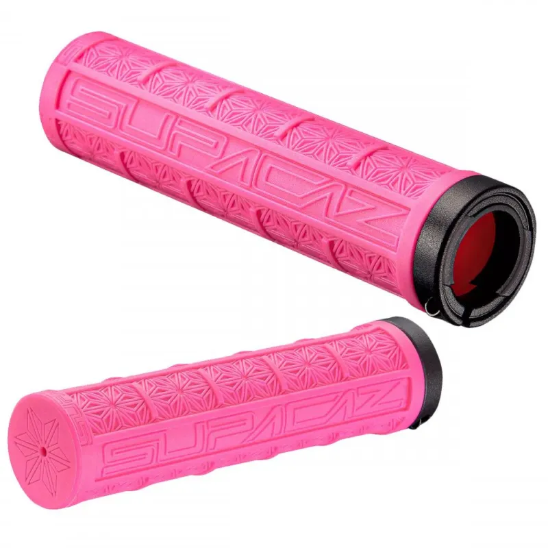 Specialized GRIZIPS GRIP NEON PNK (Einheitsgröße) NEON PINK - sicherer MTB-Lenkergriff Neue Kollektion