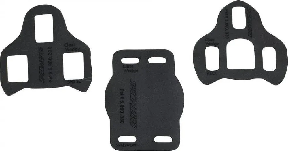Rabatt Specialized BG CLEAT WEDGE KEO BLACK - ergonomischer Keil für KEO-Cleats
